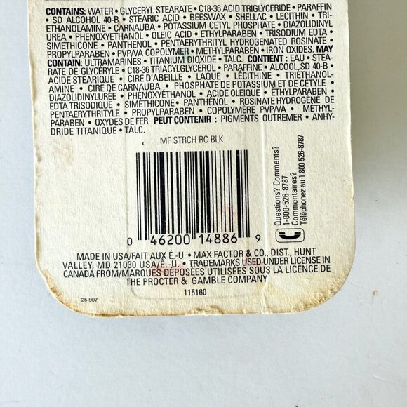 Max Factor STRETCH Rich Black Mascara 301 Sealed Long Looking Eye Lashes - Picture 6 of 8